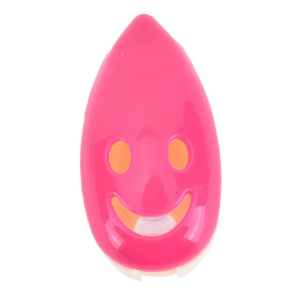 Toothbrush holder, smiling face, pink color
